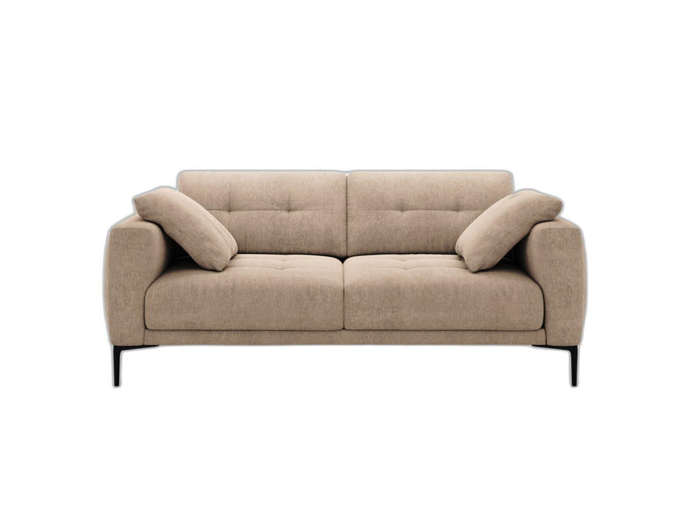 Modern 3-Seater Sofa with Deep Seating & Metal Legs W191
