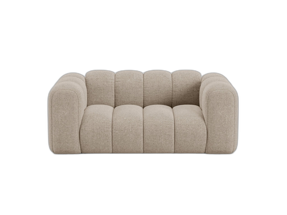 Compact 2-Seater Sofa with Curved Design & Soft Comfort W170