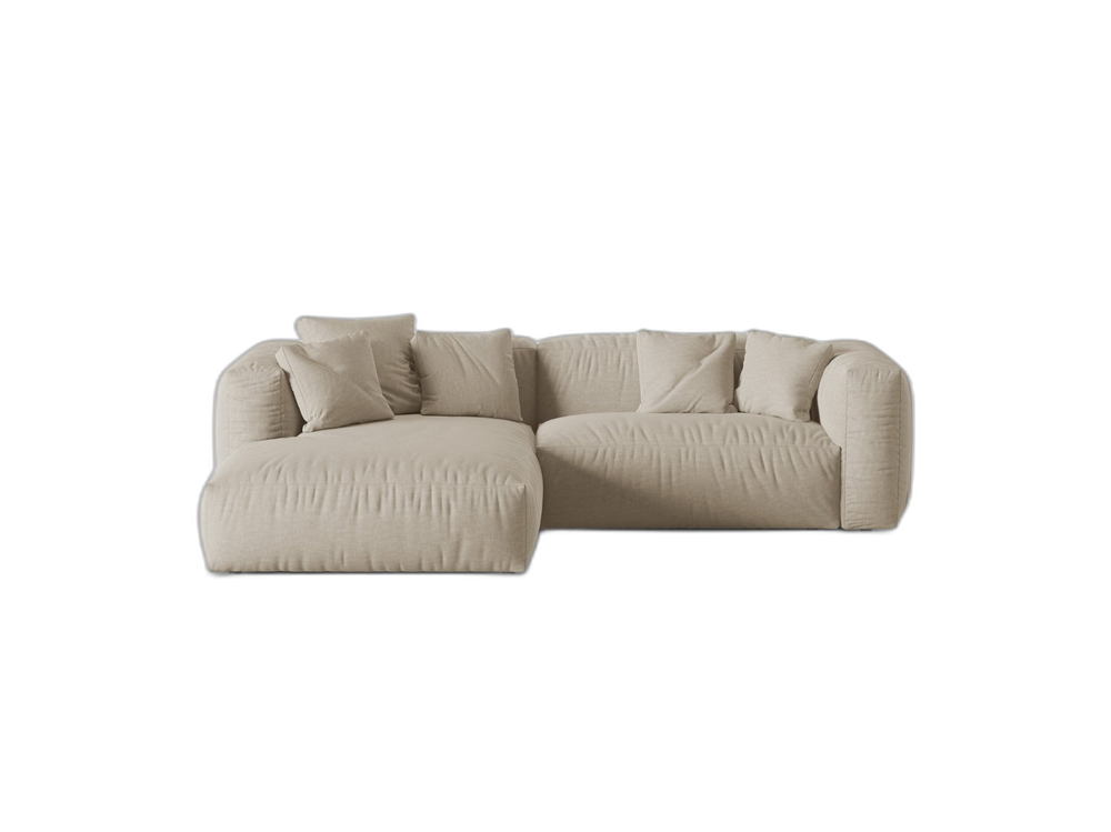Compact Corner Sofa with Deep Seating & Soft Comfort W280