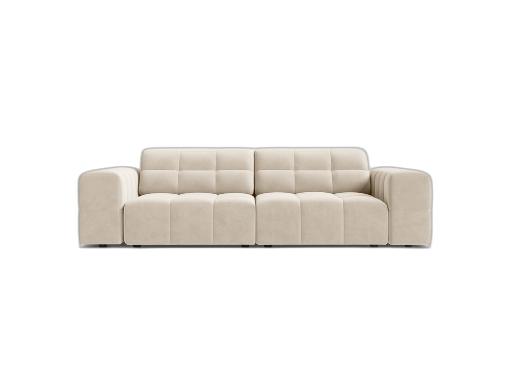 Modern 3-Seater Sofa with Deep Seating & Tufted Design W212