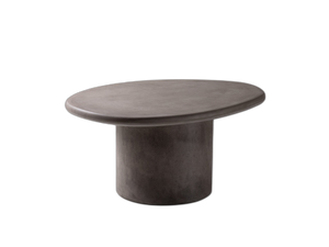 Modern Coffee Table with Organic Shape & Durable Design