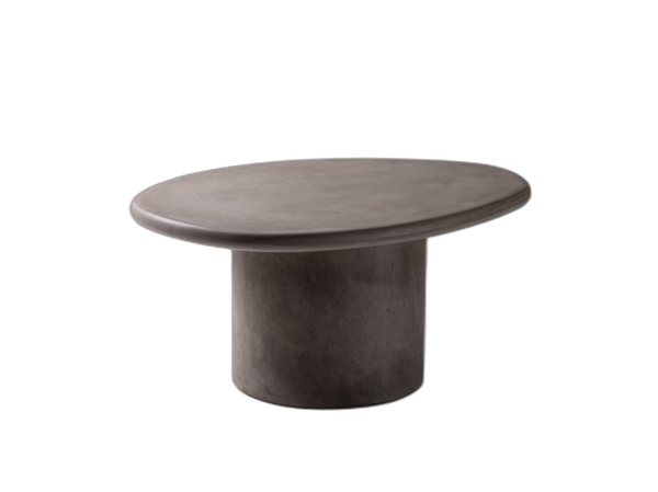 Modern Coffee Table with Organic Shape & Durable Design
