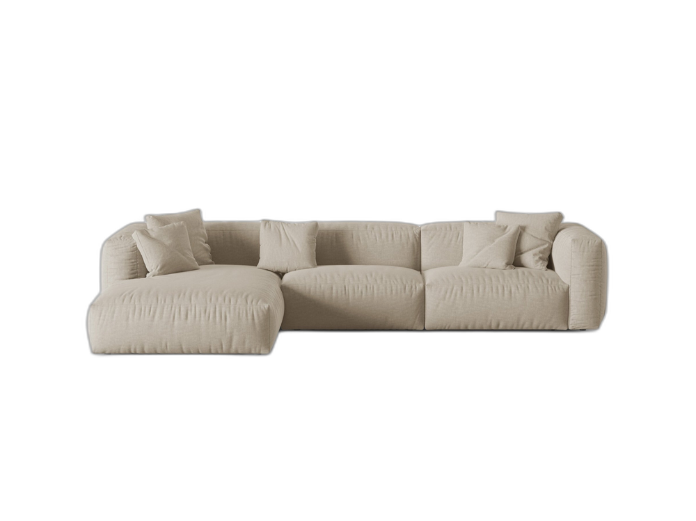 Modern Corner Sofa with Ultra-Soft Seating & Spacious Design W330