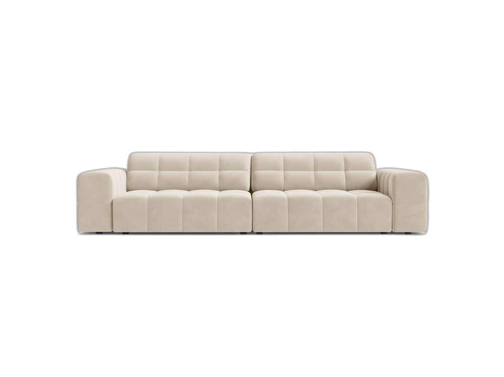 Large 4-Seater Sofa with Deep Seating & Tufted Design W252