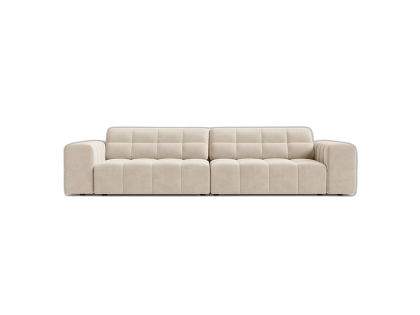 Large 4-Seater Sofa with Deep Seating & Tufted Design W252
