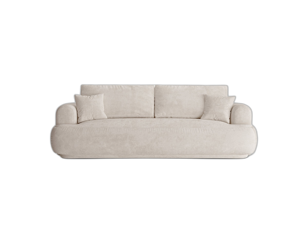 3-Seater Sofa Bed with Storage & Retro Design W253