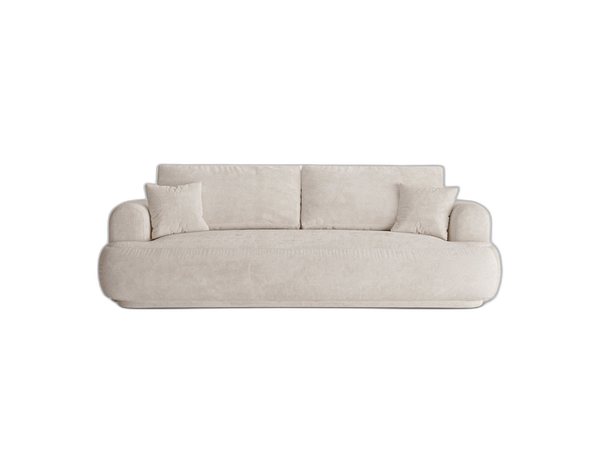 3-Seater Sofa Bed with Storage & Retro Design W253