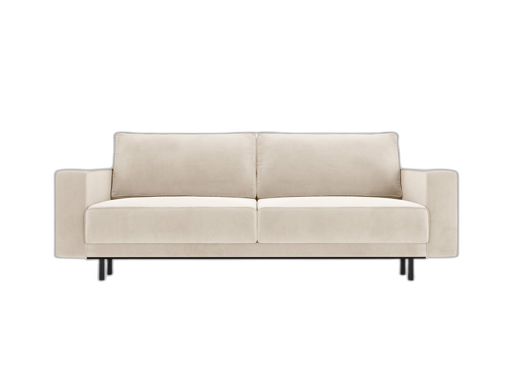 Convertible 3-Seater Sofa Bed with Storage & Classic Design W236