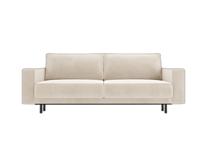 Convertible 3-Seater Sofa Bed with Storage & Classic Design W236