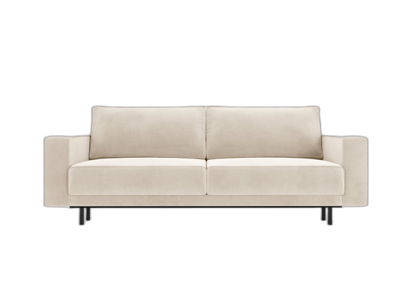 Convertible 3-Seater Sofa Bed with Storage & Classic Design W236