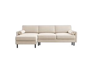 Convertible Corner Sofa Bed with Storage & Classic Design W212