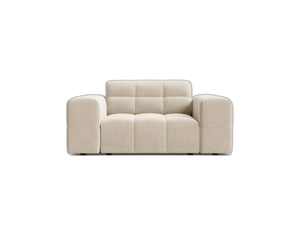 Modern Armchair with Deep Seating & Tufted Design