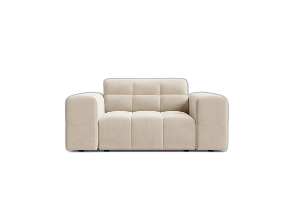 Modern Armchair with Deep Seating & Tufted Design