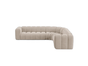 Large Modular Corner Sofa with Rounded Design & Deep Seating W309