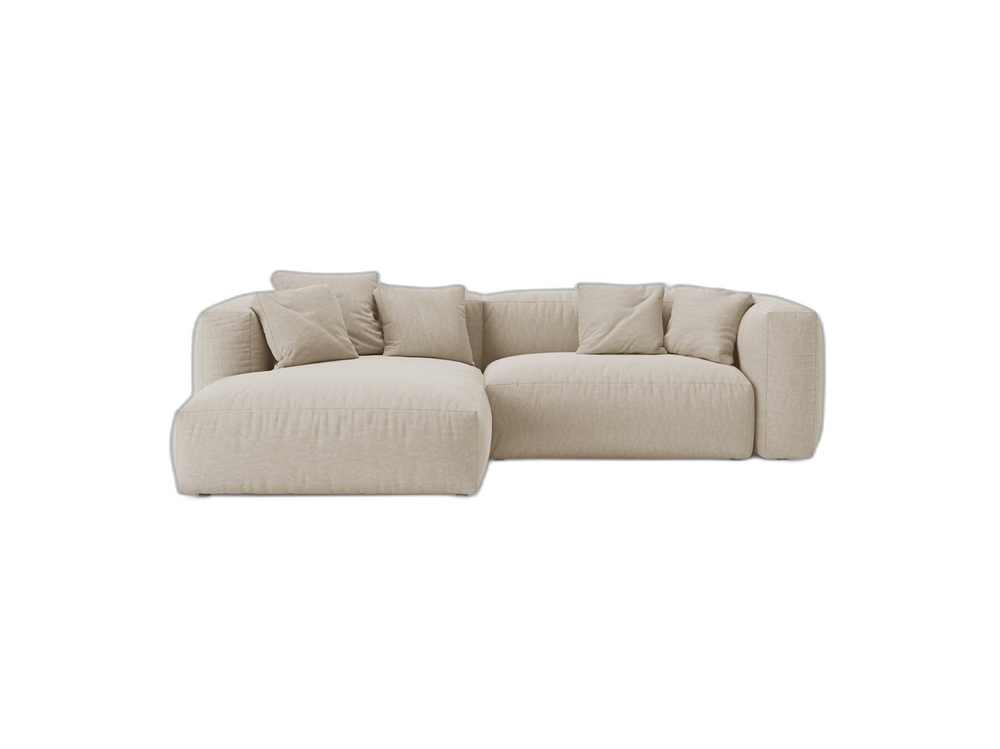 Modern Corner Sofa Bed with Soft Seating & PUMA Mechanism W280