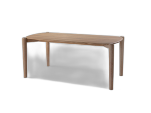 Rectangular Dining Table with Natural Wood Finish & Modern Style