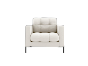 Upholstered Armchair with Quilted Design & Modern Comfort