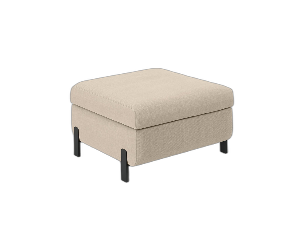 Storage Pouf Ottoman with Modern Design & Hidden Compartment