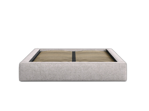Upholstered Bed Frame with Storage & Minimalist Design