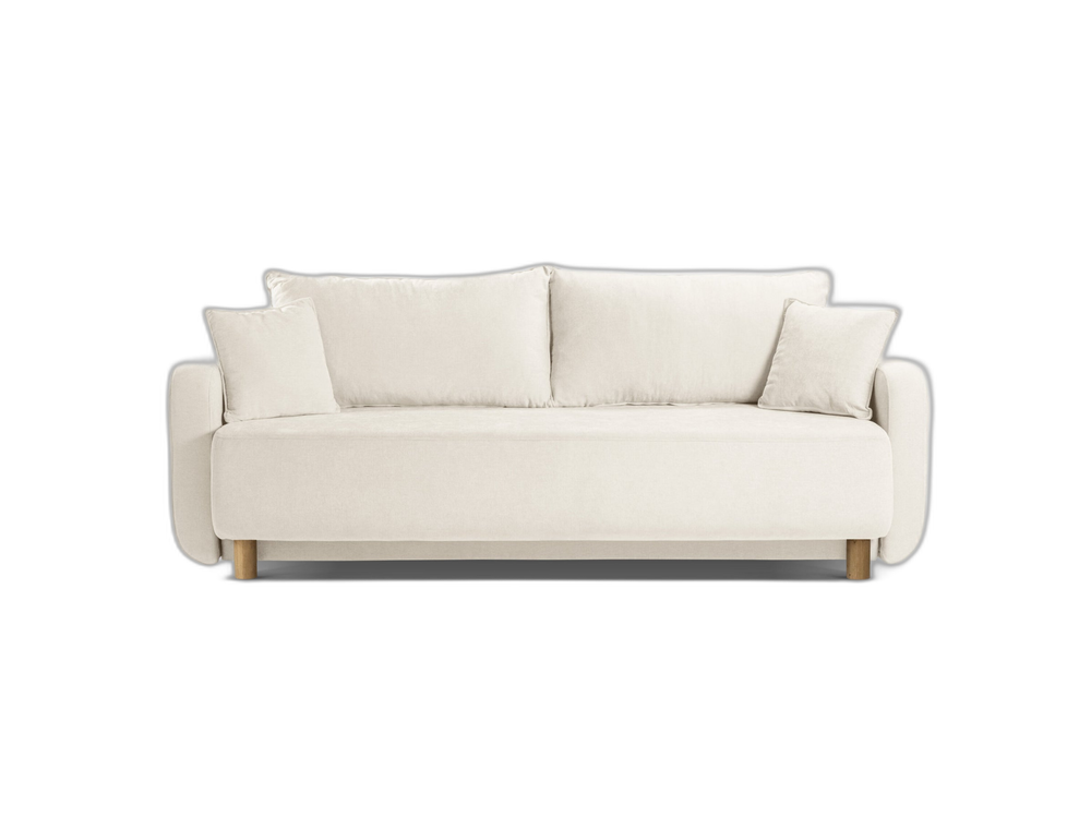Convertible 3-Seater Sofa Bed with Storage & Modern Design W231