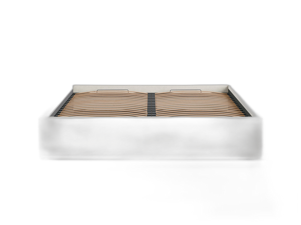 Upholstered Bed Frame with Storage & Minimalist Design
