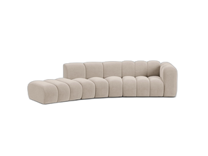 Modular Sofa with Curved Design & Modern Comfort W335