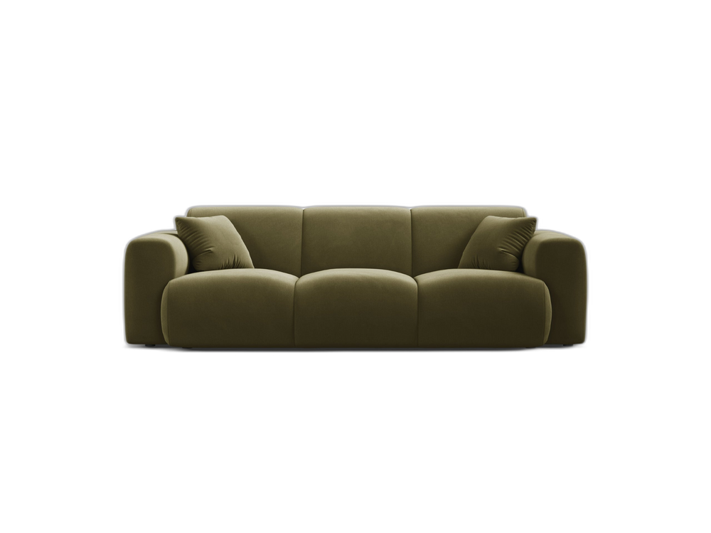 Elegant 3-Seater Sofa with Rounded Design & Soft Comfort W235
