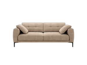 Modern 4-Seater Sofa – Deep Seating Couch with Sleek Metal Legs W221