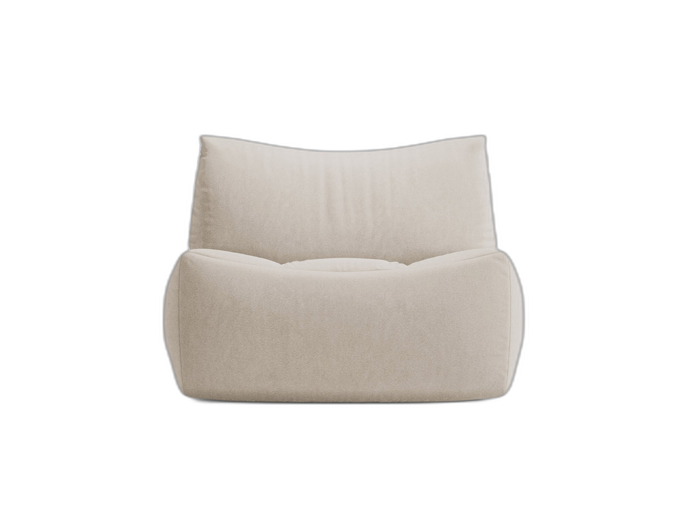 Modern Lounge Armchair with Soft Cushion Seat & Minimalist Design