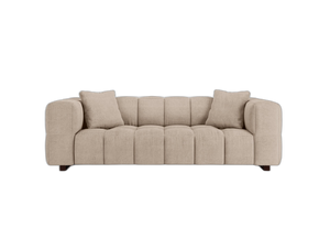 3-Seater Sofa Bed – Modern Convertible Couch with Quilted Design W260