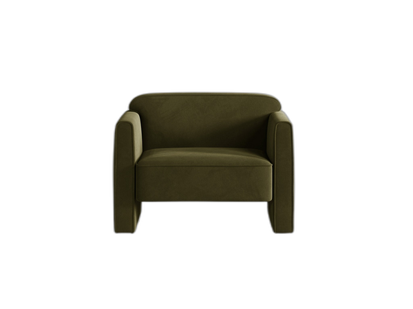 Modern Accent Armchair – Mid-Century Style Upholstered Lounge Chair