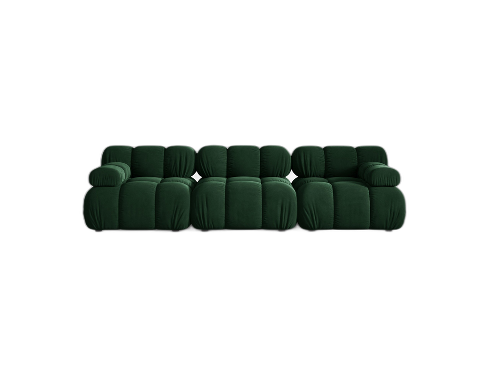 Modular 3-Seater Sofa with Rounded Design & Medium-Soft Comfort W282