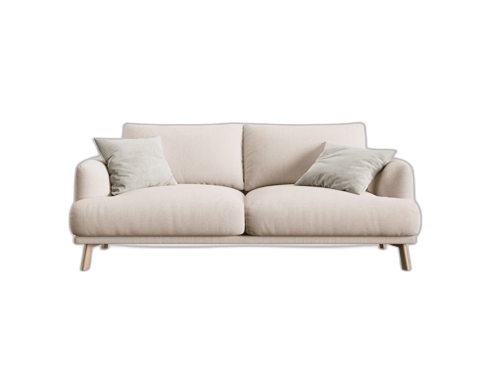 Modern 2-Seater Sofa – Minimalist Compact Upholstered Couch W170
