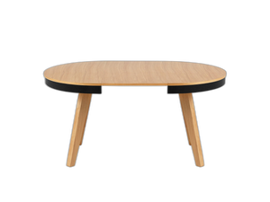 Extendable Wooden Dining Table – Modern Rectangular 4–8 Seater