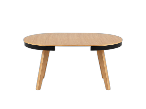 Extendable Wooden Dining Table – Modern Rectangular 4–8 Seater