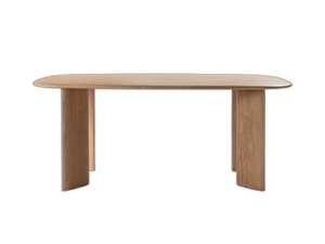 Modern Oak Dining Table – Rectangular Wooden Family Table 6–8 Seater