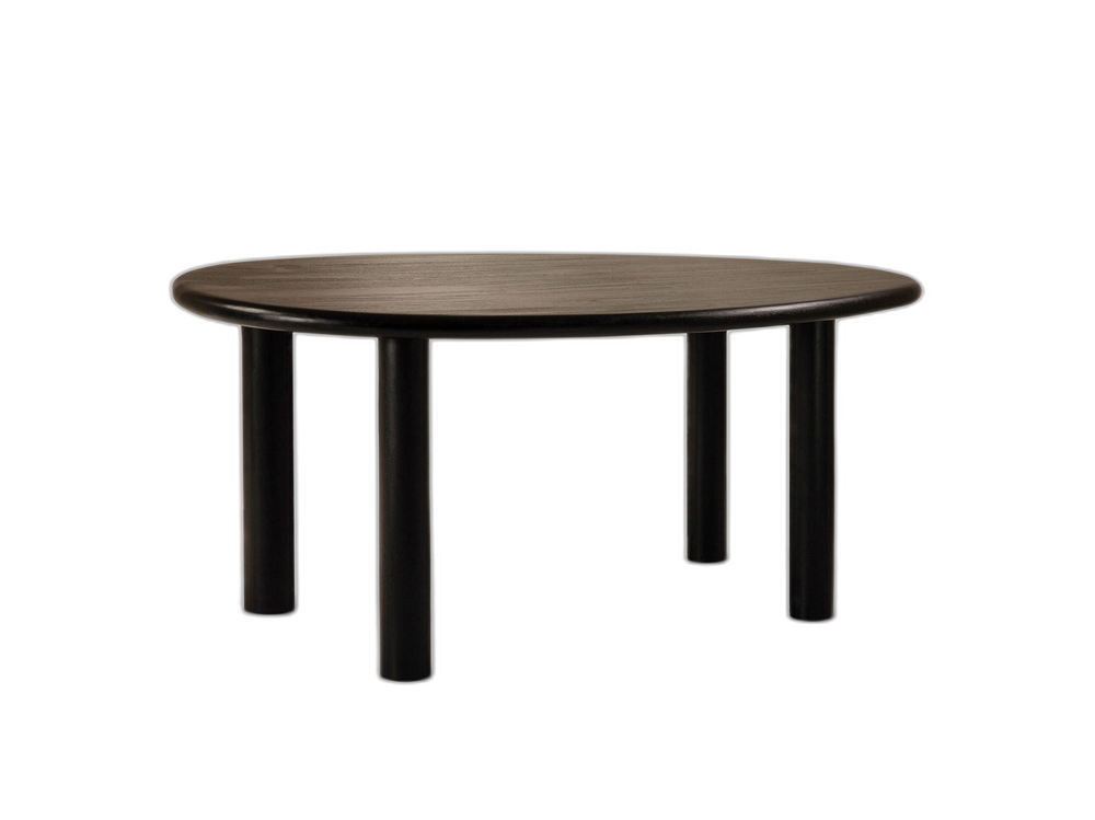 Modern Oval Dining Table – Solid Mango Wood Kitchen Table