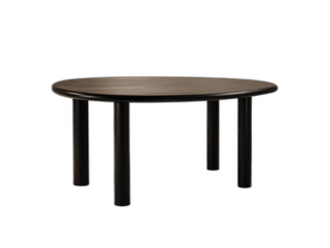 Modern Oval Dining Table – Solid Mango Wood Kitchen Table