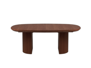 Extendable Dining Table – Modern Oval Wooden Table 8–12 Seater