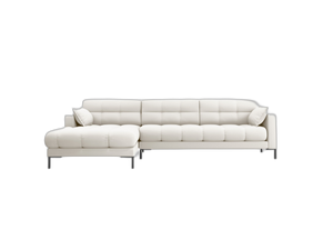 Modern Corner Sofa – Quilted Bubble Design L-Shaped Couch W293