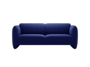 Modern 3-Seater Sofa – Sculptural Bench Style Upholstered Couch W204