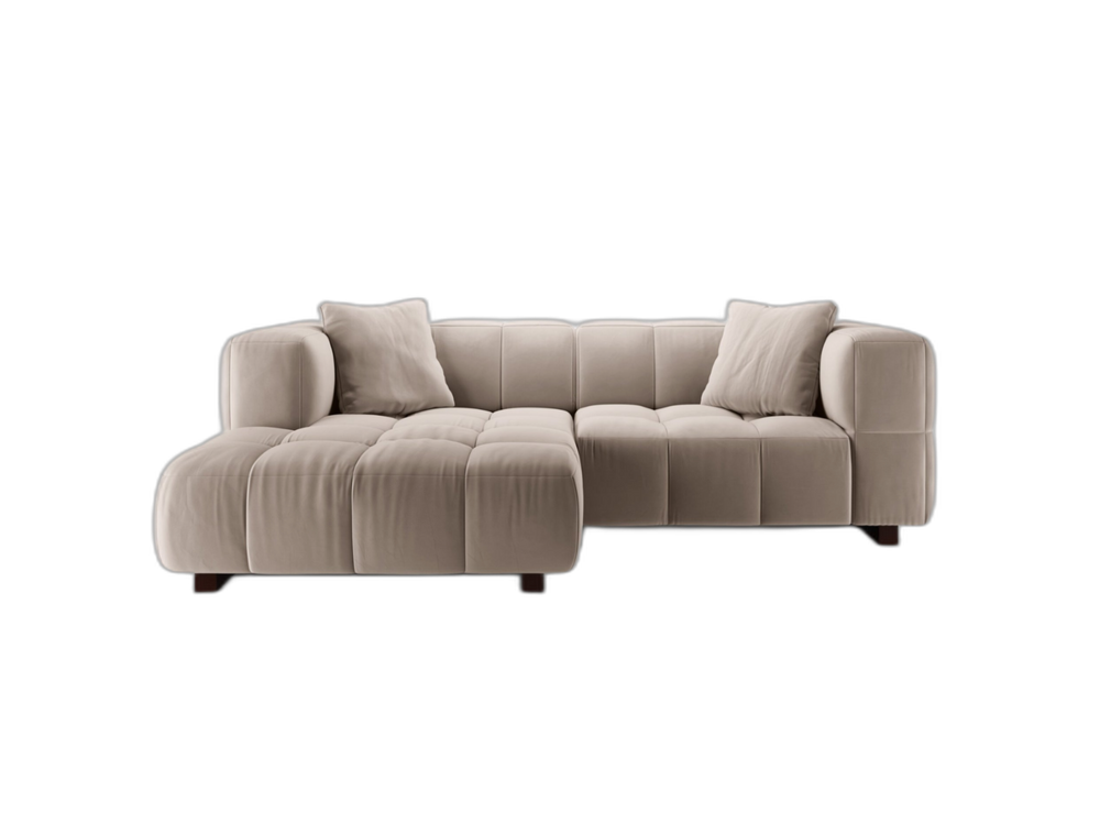 Modern Corner Sofa Bed – L-Shaped Convertible Sleeper Couch W260