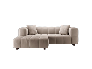 Modern Corner Sofa Bed – L-Shaped Convertible Sleeper Couch W260