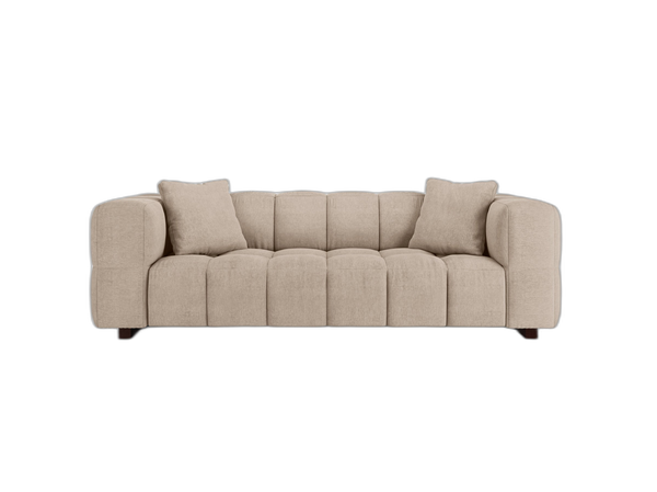 Modern 3-Seater Sofa Bed – Convertible Quilted Sleeper Couch W260