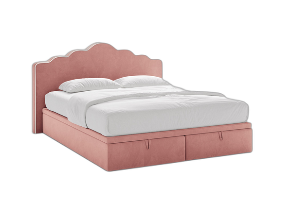 Box Spring Bed with Storage & Pocket Spring Mattress