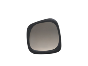 Round Wall Mirror – Modern Decorative Black Oak Frame Mirror