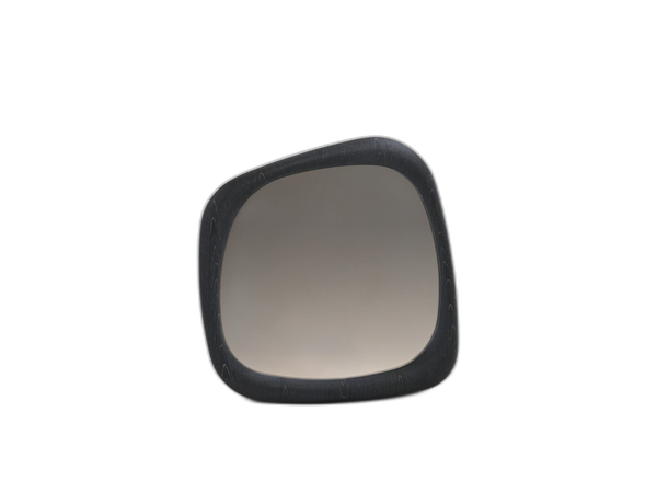 Round Wall Mirror – Modern Decorative Black Oak Frame Mirror