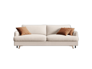 Modern 3-Seater Sofa Bed – Convertible Upholstered Couch with Storage W233