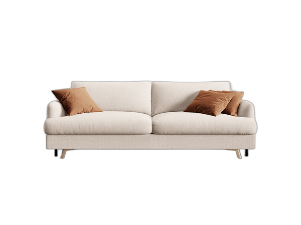 Modern 3-Seater Sofa Bed – Convertible Upholstered Couch with Storage W233