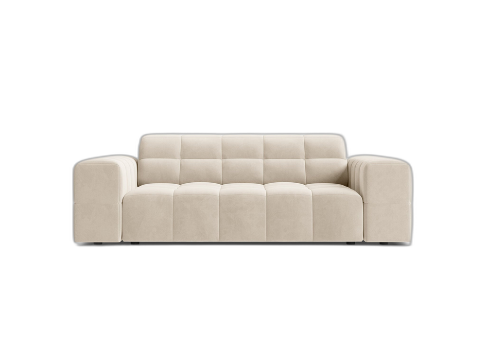Modern 2-Seater Sofa – Upholstered Deep Seat Couch with Tufted Design W178